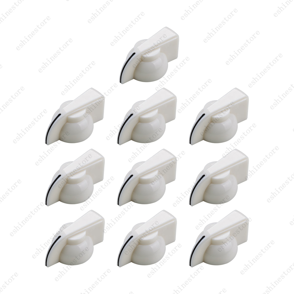 1/5/10 Pcs Guitar Amp Knobs Chicken Head Style Guitar Effect Pedal Knobs 3 Color