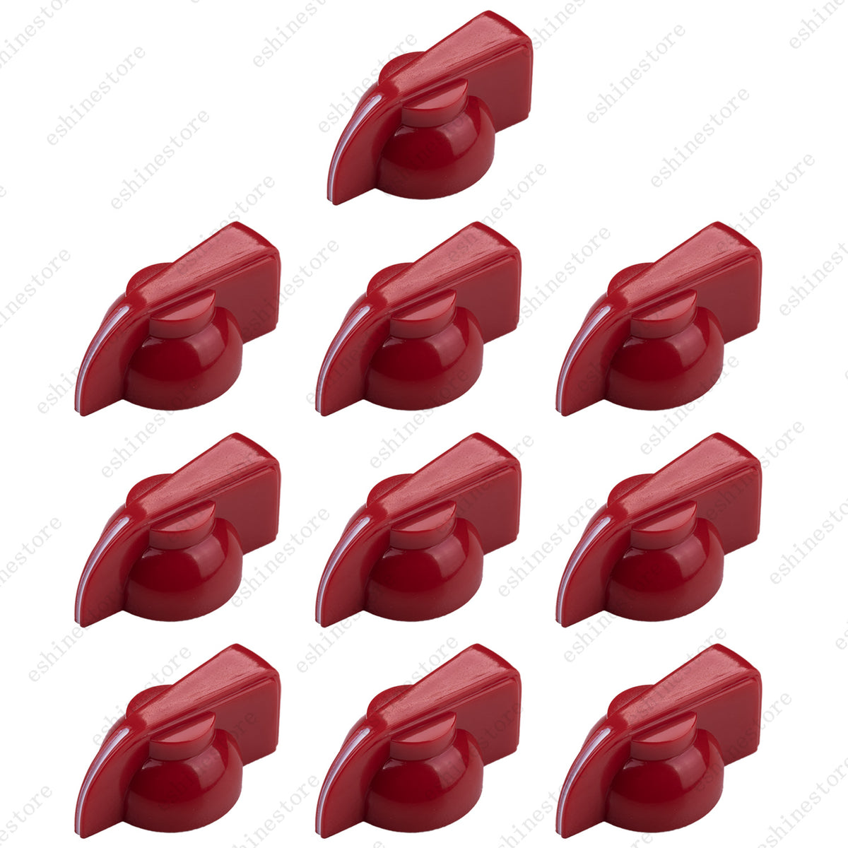1/5/10 Pcs Guitar Amp Knobs Chicken Head Style Guitar Effect Pedal Knobs 3 Color