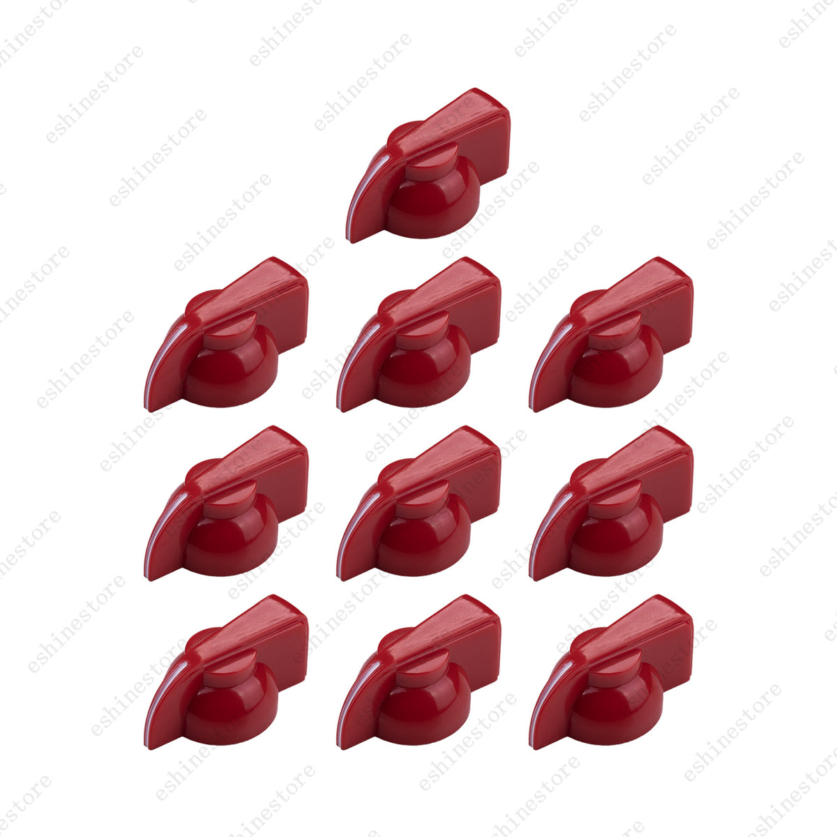 1/5/10 Pcs Guitar Amp Knobs Chicken Head Style Guitar Effect Pedal Knobs 3 Color