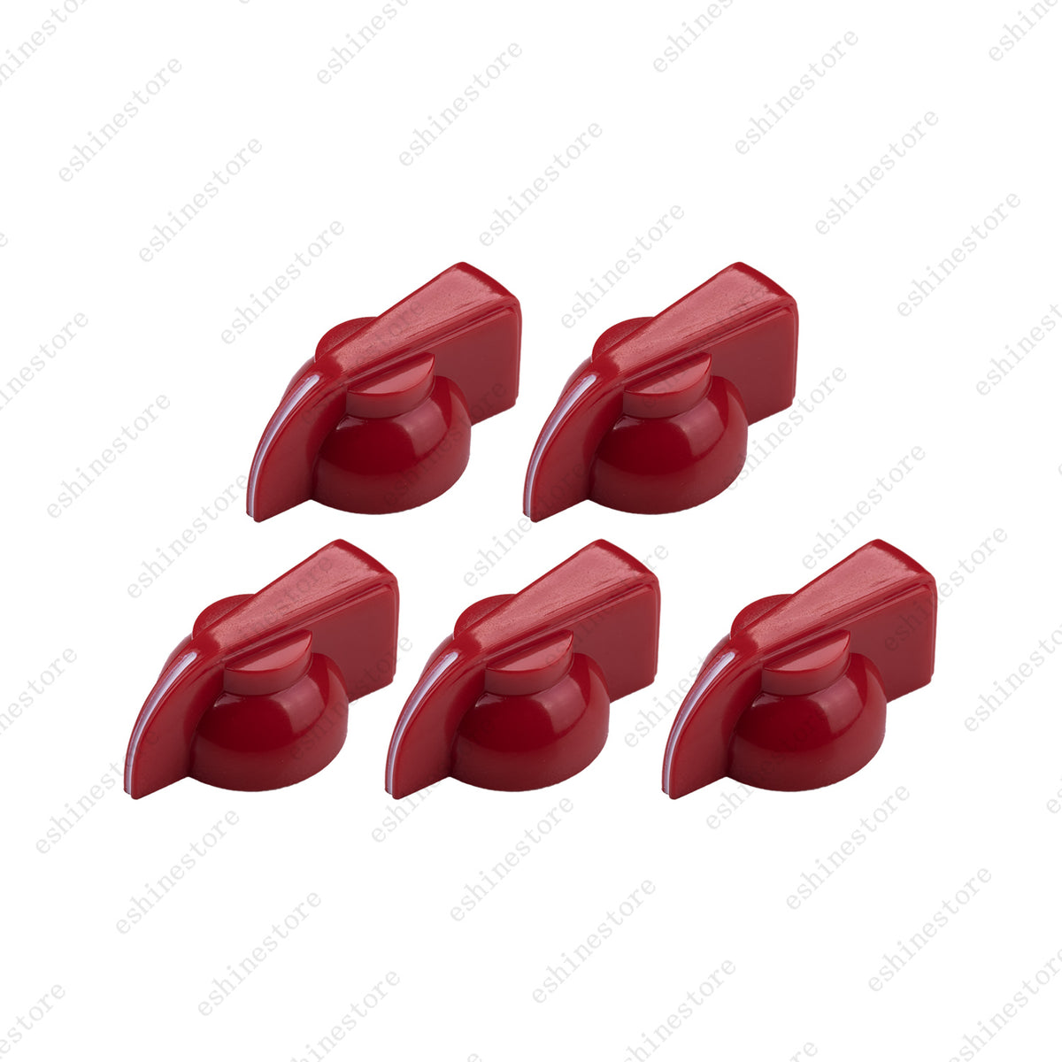1/5/10 Pcs Guitar Amp Knobs Chicken Head Style Guitar Effect Pedal Knobs 3 Color