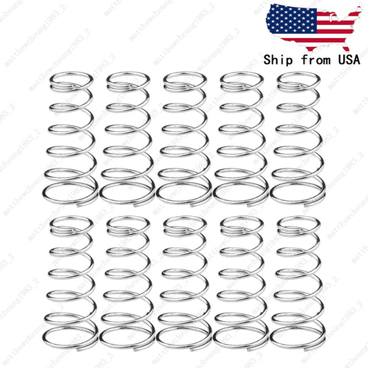 10 Pcs 12X5.5-7 Single Coil Pickup Mounting Springs For Fender SQ Strat Tele