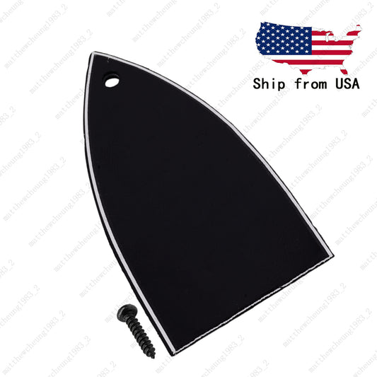 GUITAR TRUSS ROD COVER Custom Engraved For PRS USA - PERSONALIZED TEXT Black