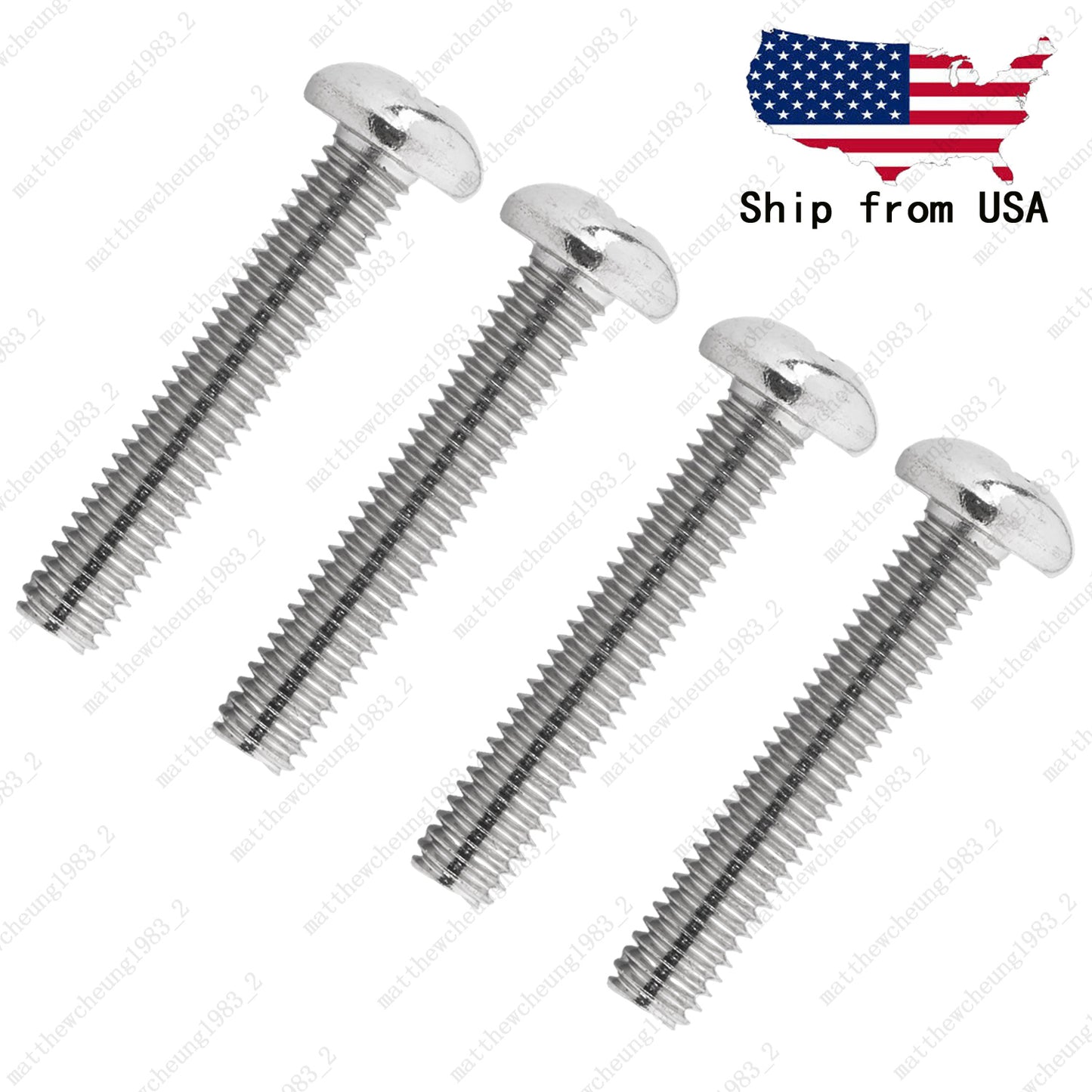 Nickel 3.5x22mm Guitar Bridge Pickup Adjustment Mounting Screws For Tele TL