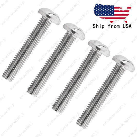 Nickel 3.5x22mm Guitar Bridge Pickup Adjustment Mounting Screws For Tele TL