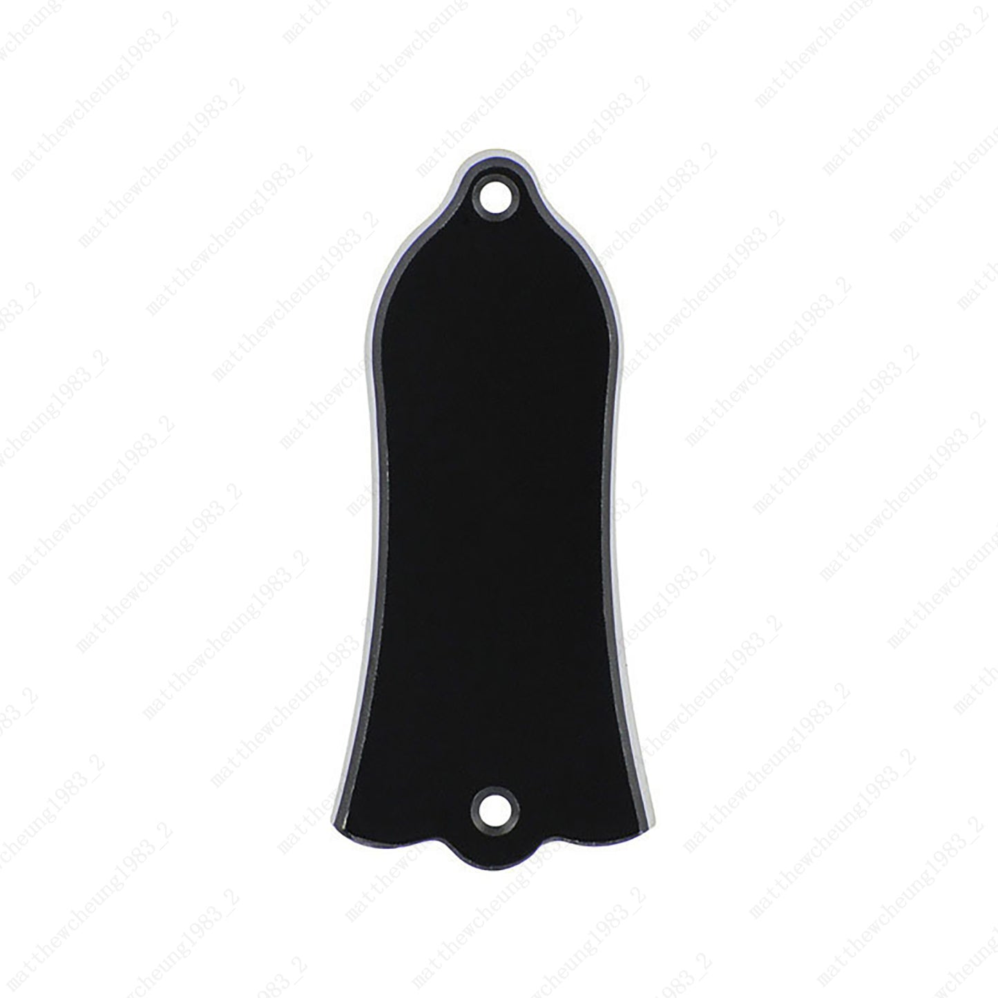 2 Hole 2 Ply Guitar Truss Rod Cover Plate Bell Style For Gibson Les Paul Guitar