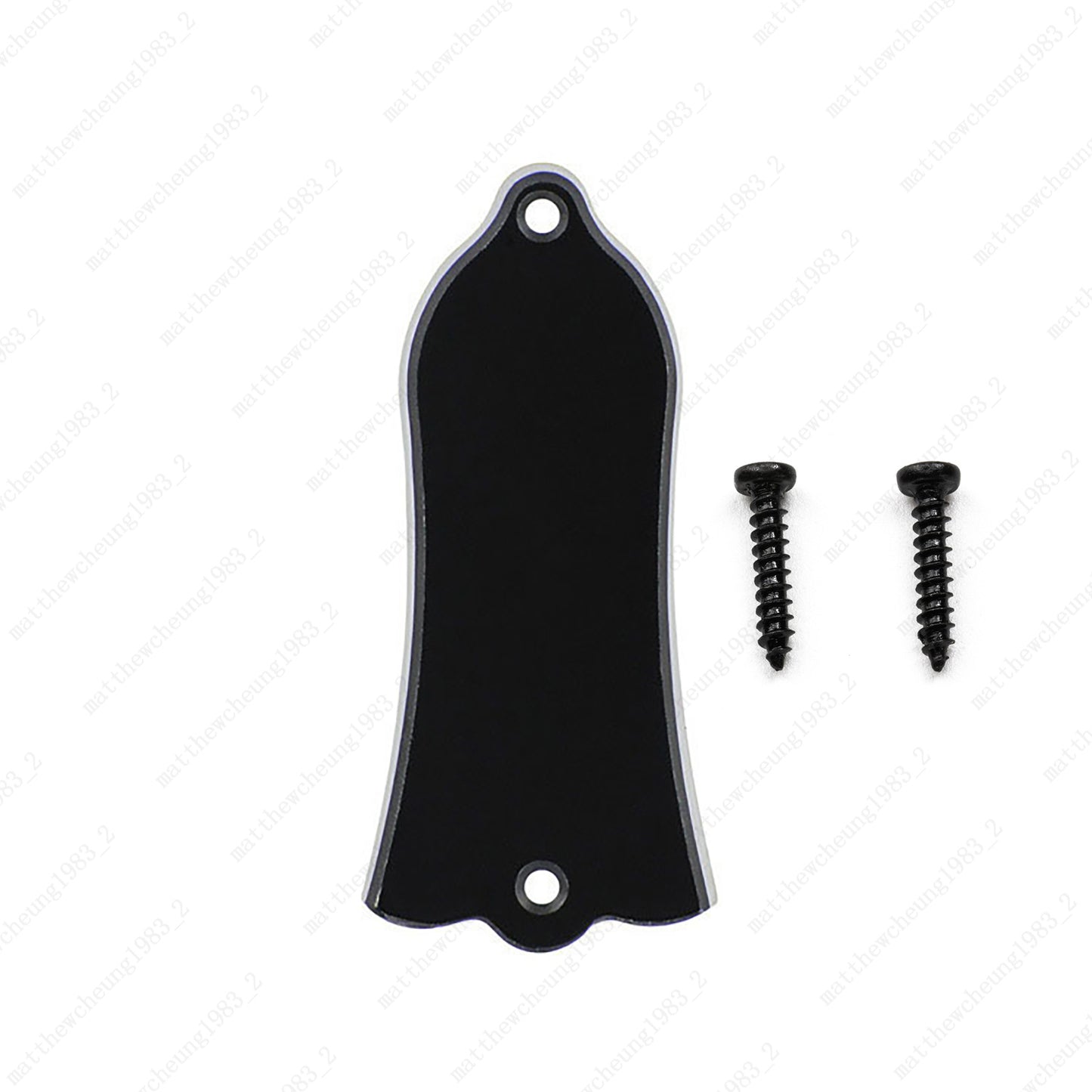 2 Hole 2 Ply Guitar Truss Rod Cover Plate Bell Style For Gibson Les Paul Guitar