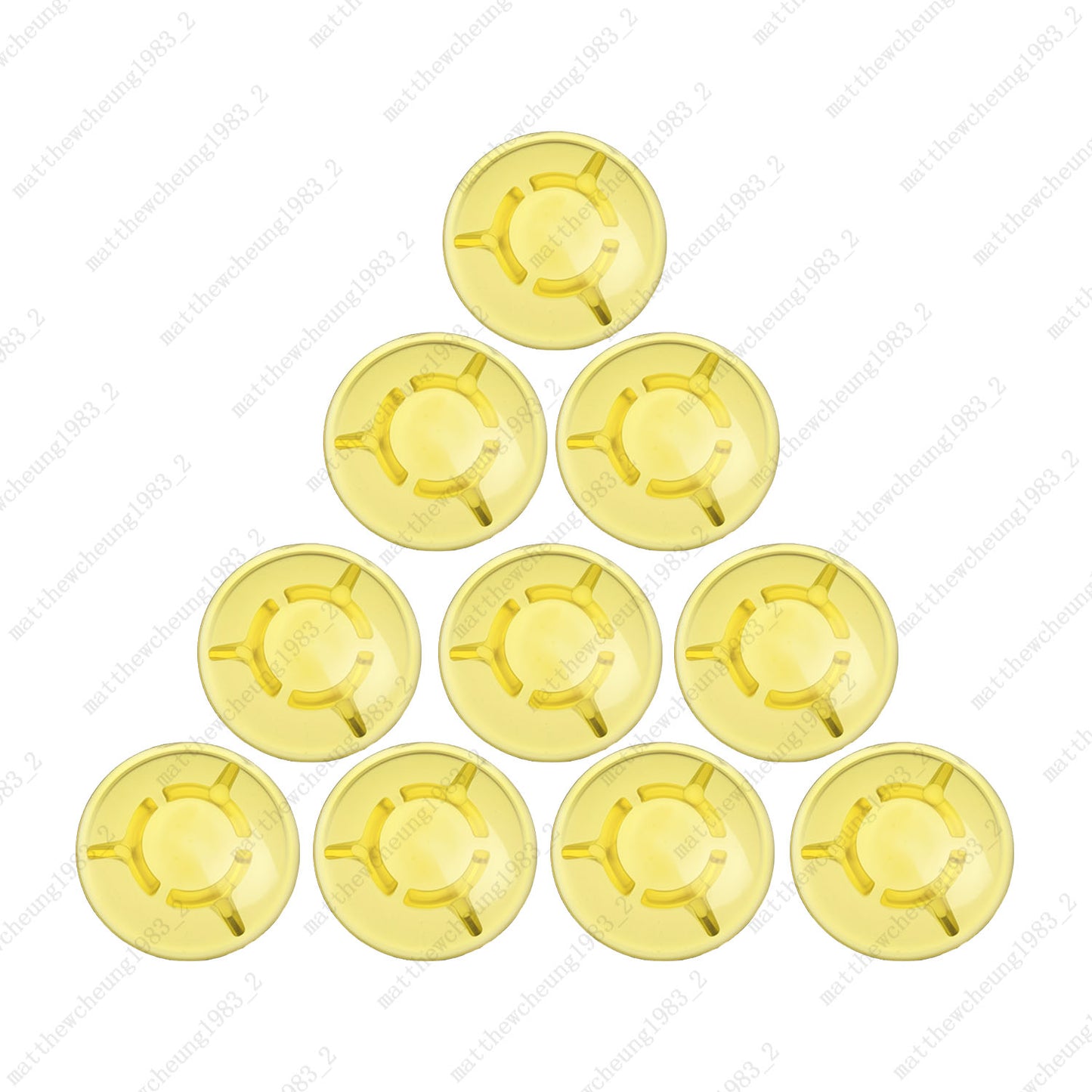 10pcs Mushroom Plastic Guitar Effect Pedal Footswitch Toppers Foot Nail Cap