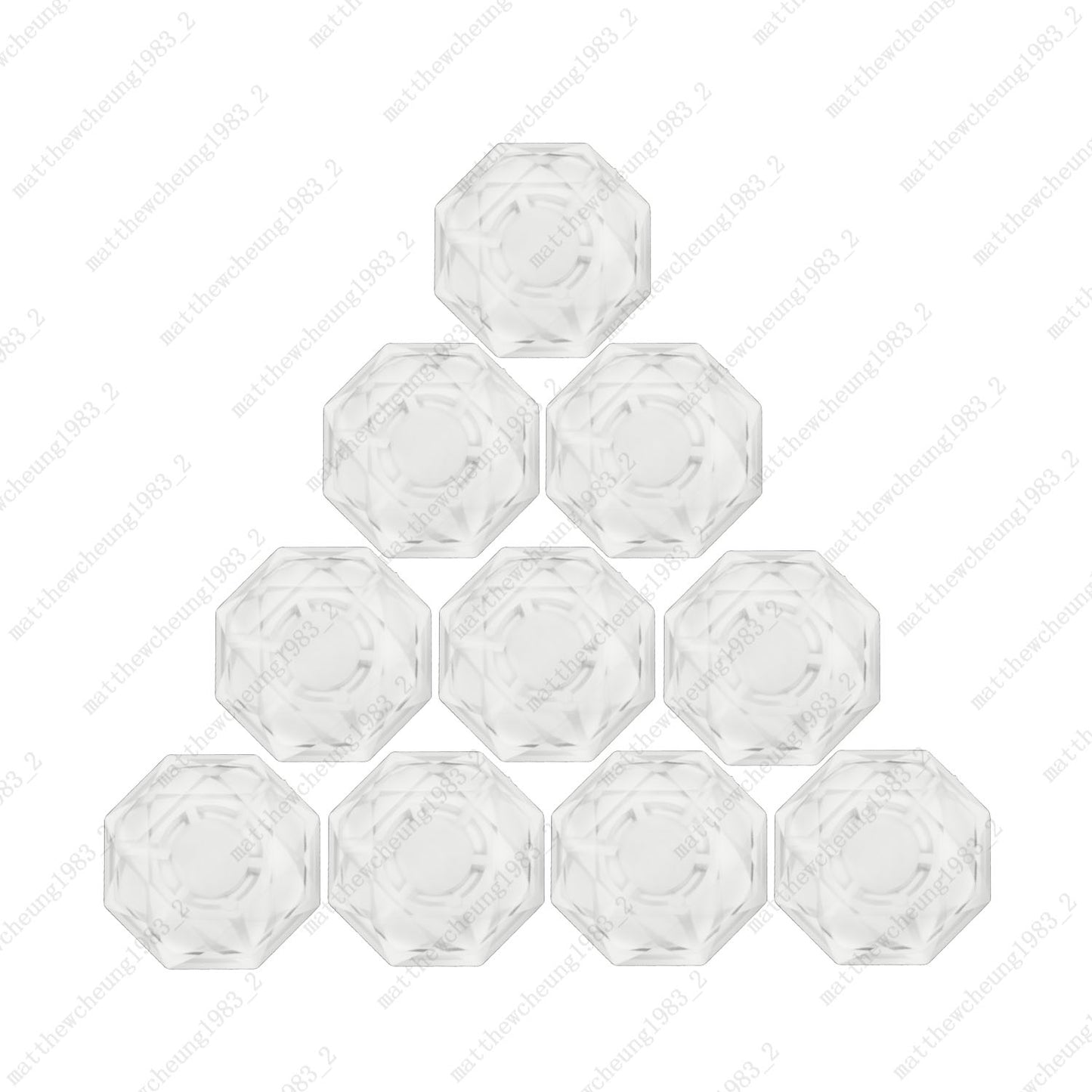 10pcs Guitar Effect Pedal Footswitch Toppers Foot Nail Cap Multicolors Options