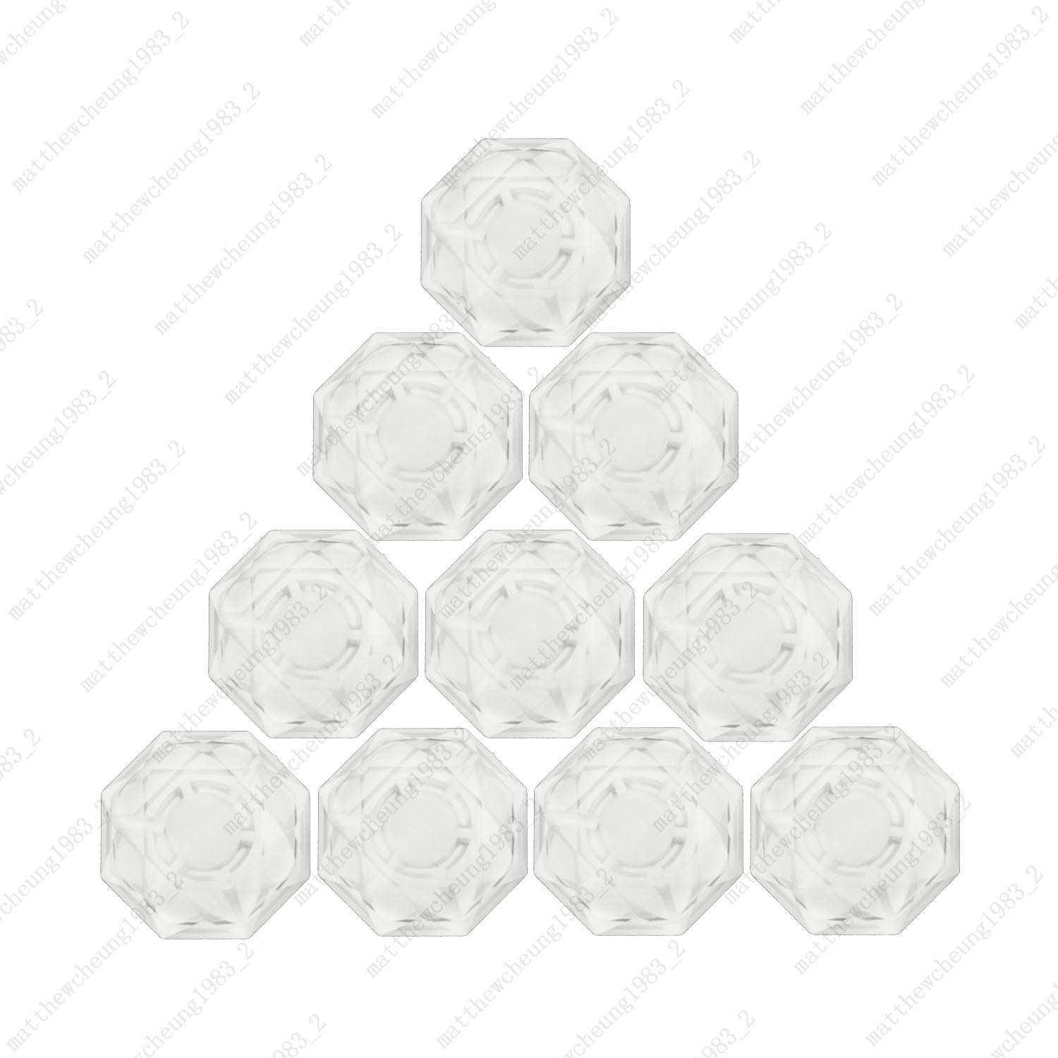 10pcs Guitar Effect Pedal Footswitch Toppers Foot Nail Cap Multicolors Options