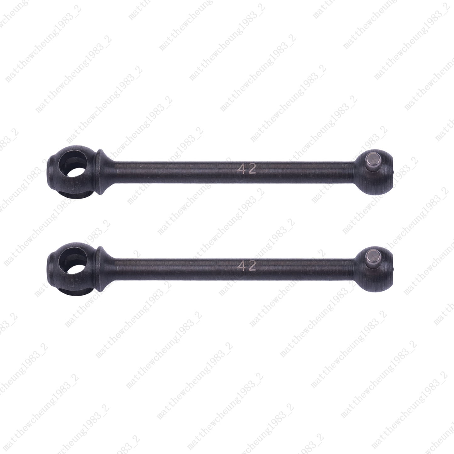 1 Set Upgrade Two-Stage Carbon Steel CVD Drive Shaft for RC 37/39/42mm Optional