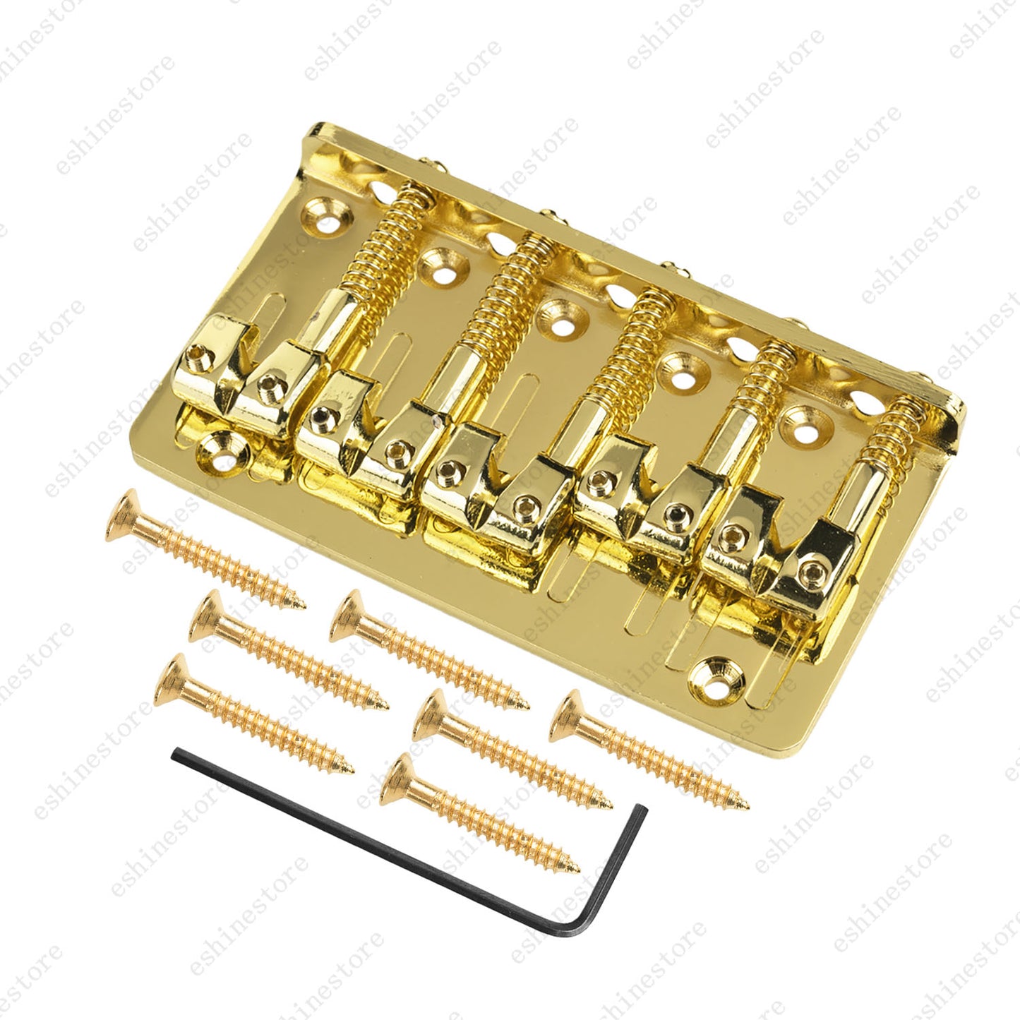 5-String Fixed Bridge L-Shaped Saddles for Bass Guitars Replacement in 3Colors
