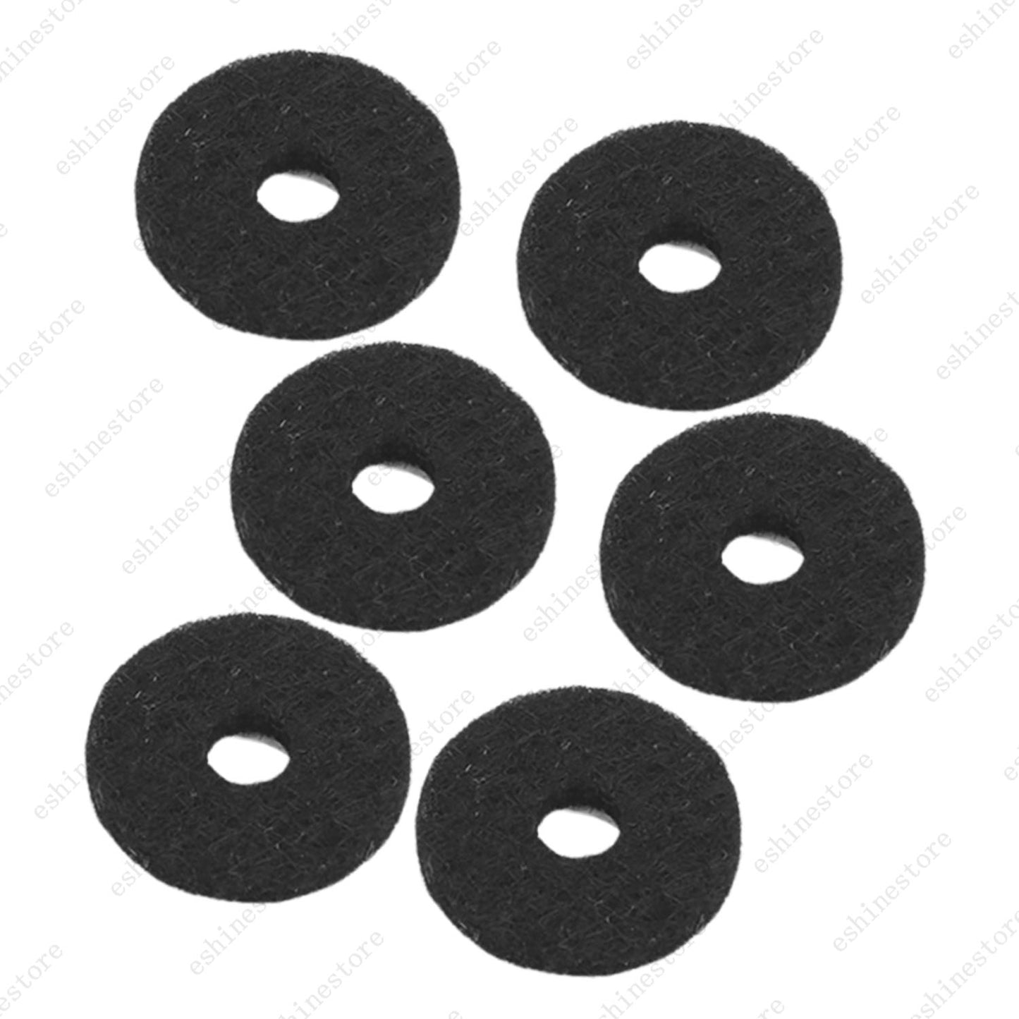 2/4/6 Pcs Strap Locks & Buttons Felt Washers for Electric Guitar & Bass 2 Colors