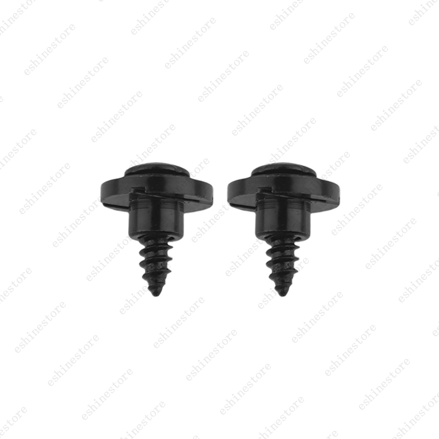 2Pcs Low Round Guitar String Guide Trees Retainer with Screws for Strat Tele