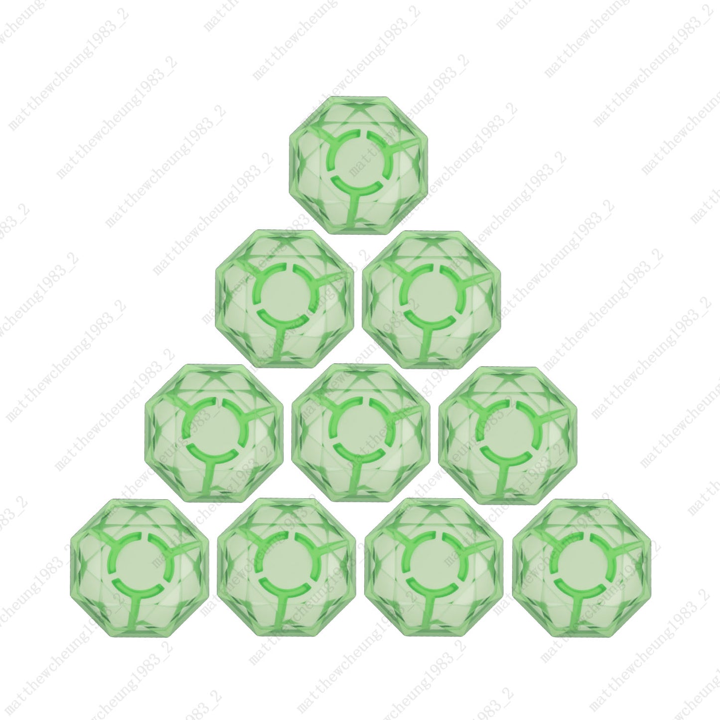 10pcs Guitar Effect Pedal Footswitch Toppers Foot Nail Cap Multicolors Options