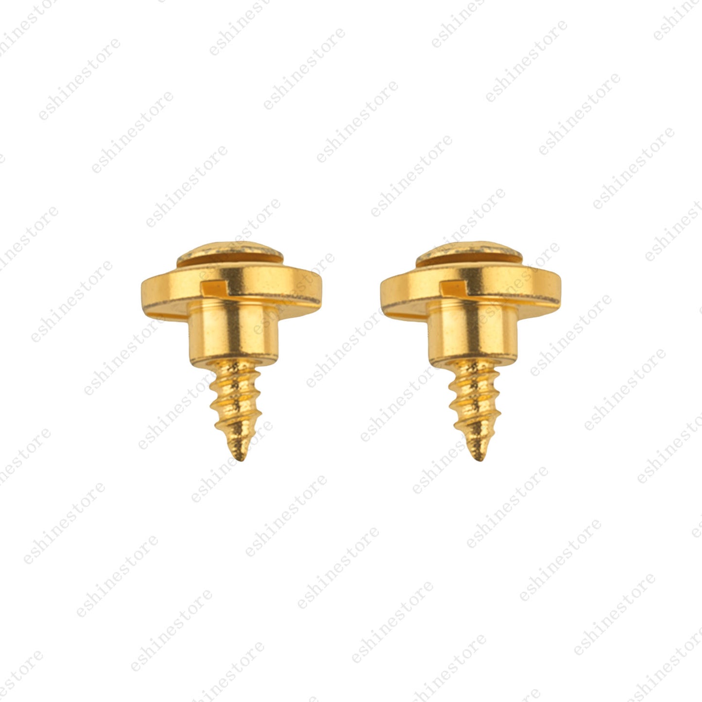 2Pcs Low Round Guitar String Guide Trees Retainer with Screws for Strat Tele